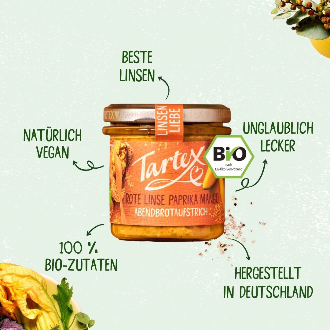 Tartex Rote Linse Paprika Mango USP