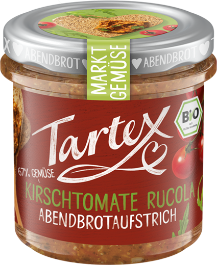 Tartex Marktgemüse Kirschtomate Rucola Aufstrich Bio