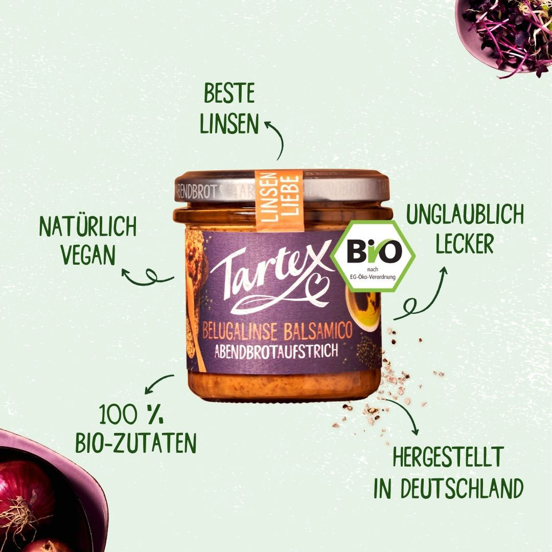 Tartex Linsen Liebe Belugalinse Balsamico USP