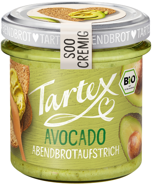 Glas Tartex Avocado Abendbrotaufstrich soo cremig